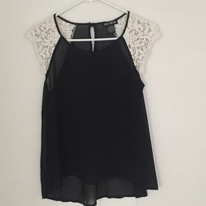 Crochet Cap Sleeve Tee